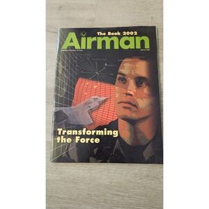 Airman Magazine the Book January 2002 Transforming United States USA Air Force